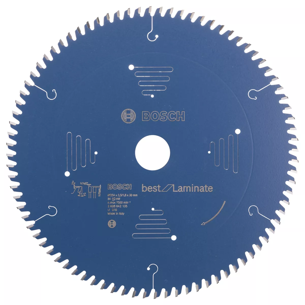 Lame BOSCH Best for laminate Ø254 x 30mm scie à onglets